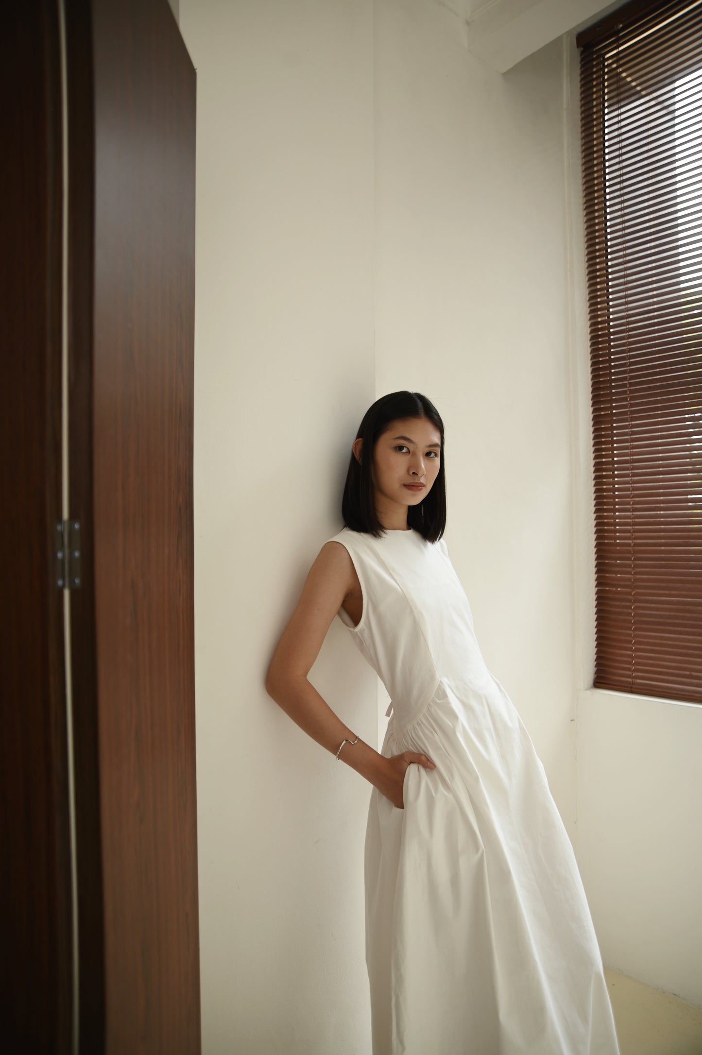 Lila Dress In White