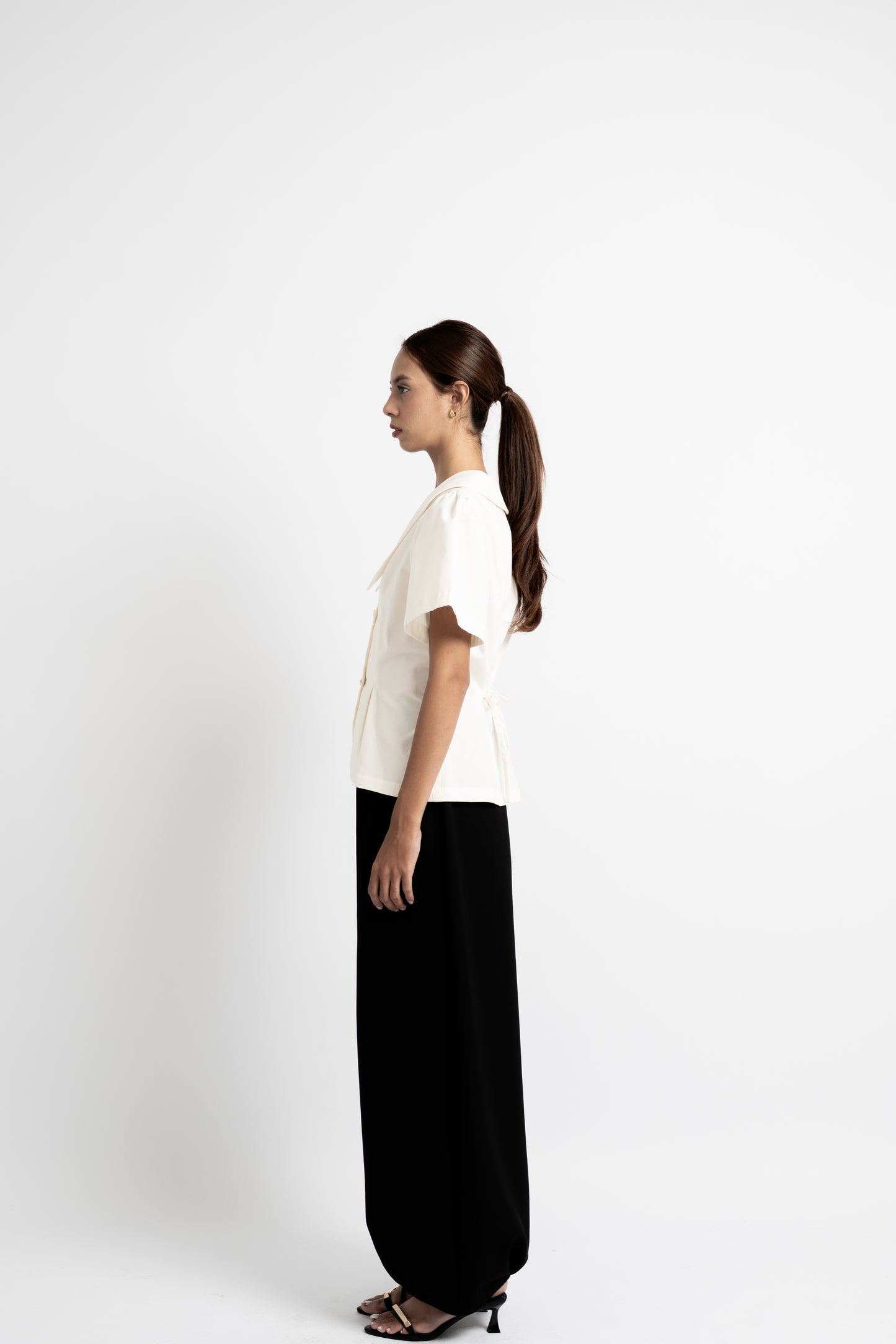 Shara Top In White