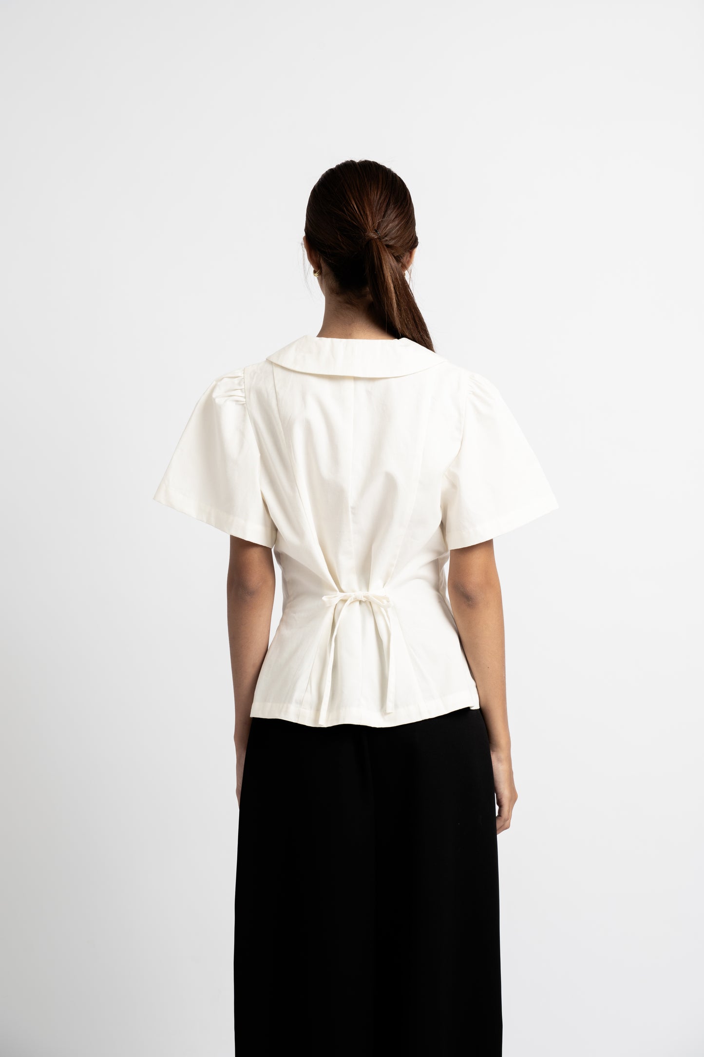 Shara Top In White