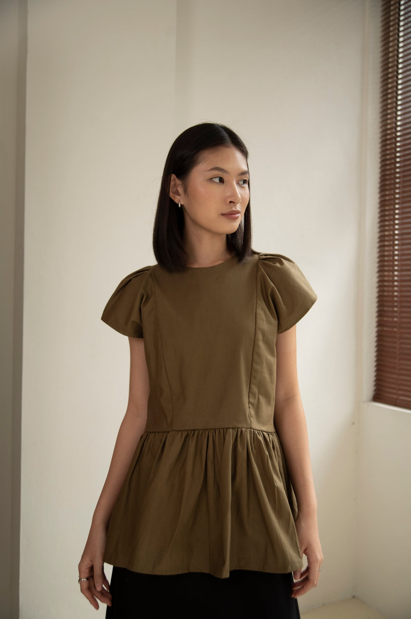 Judh Top In Olive