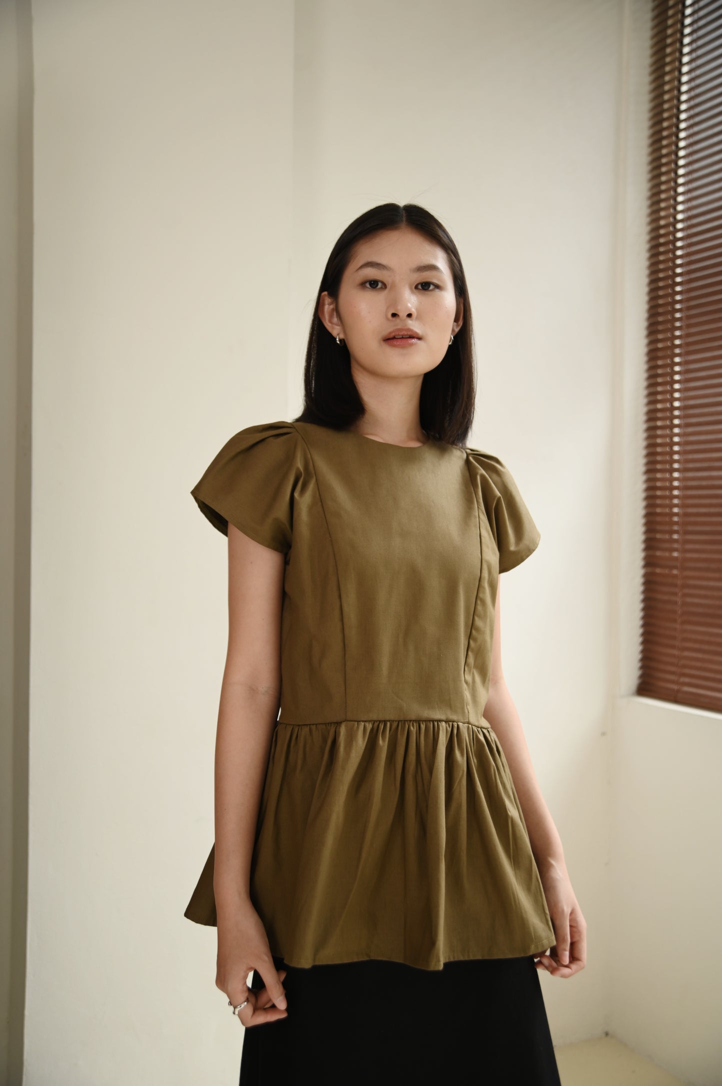 Judh Top In Olive