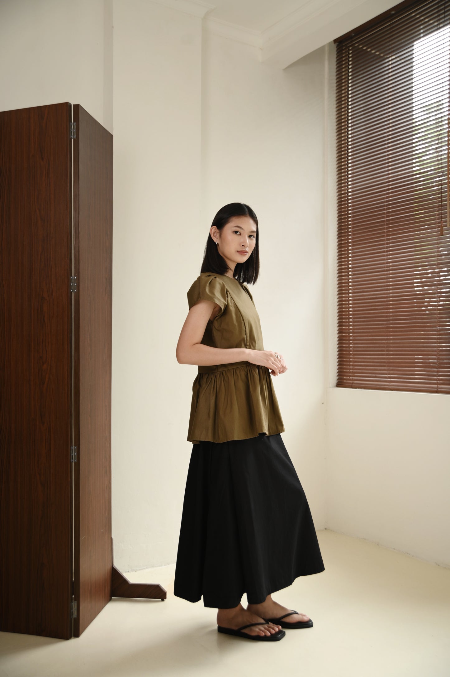 Judh Top In Olive
