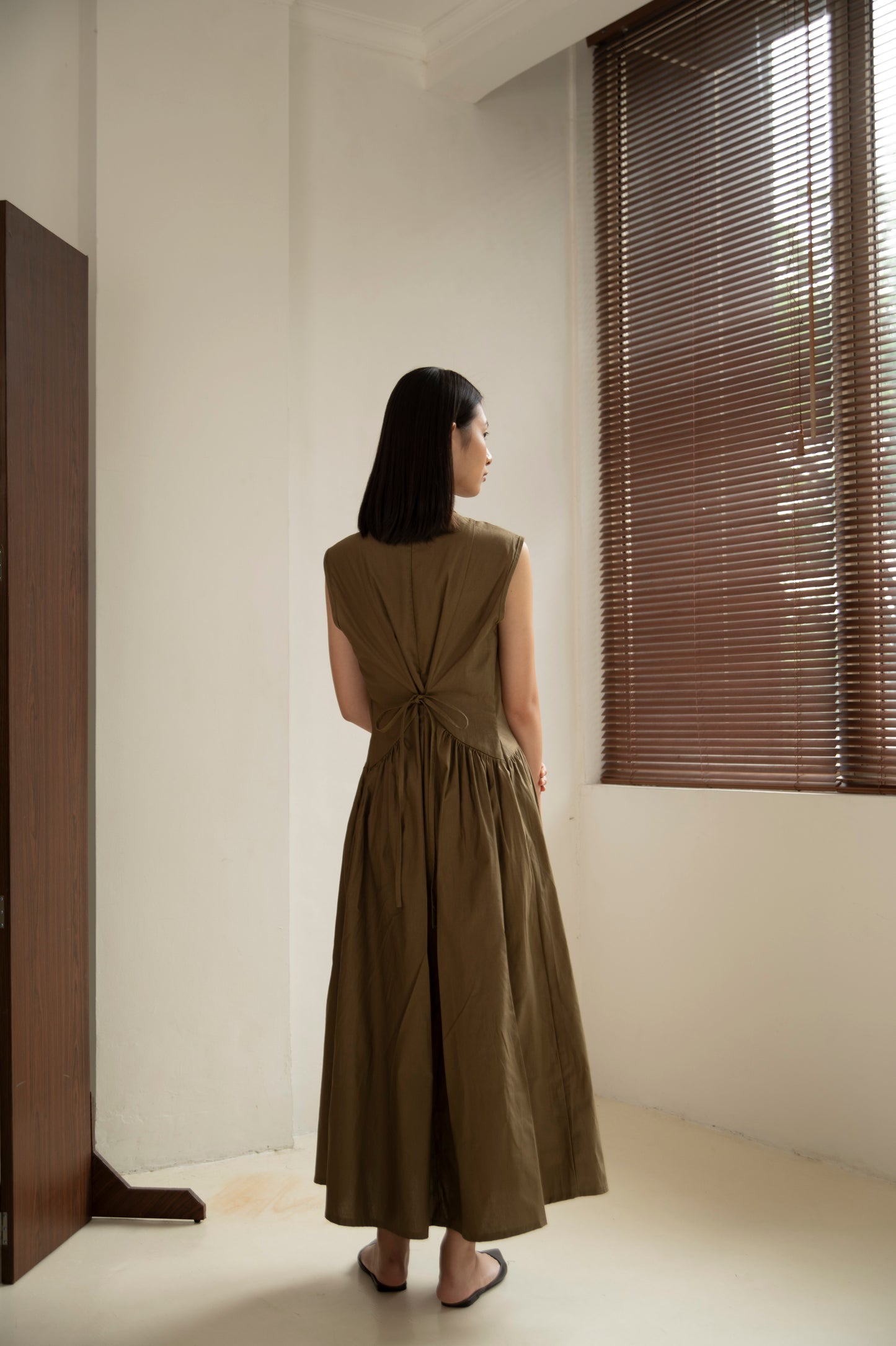 Lila Dress In Olive