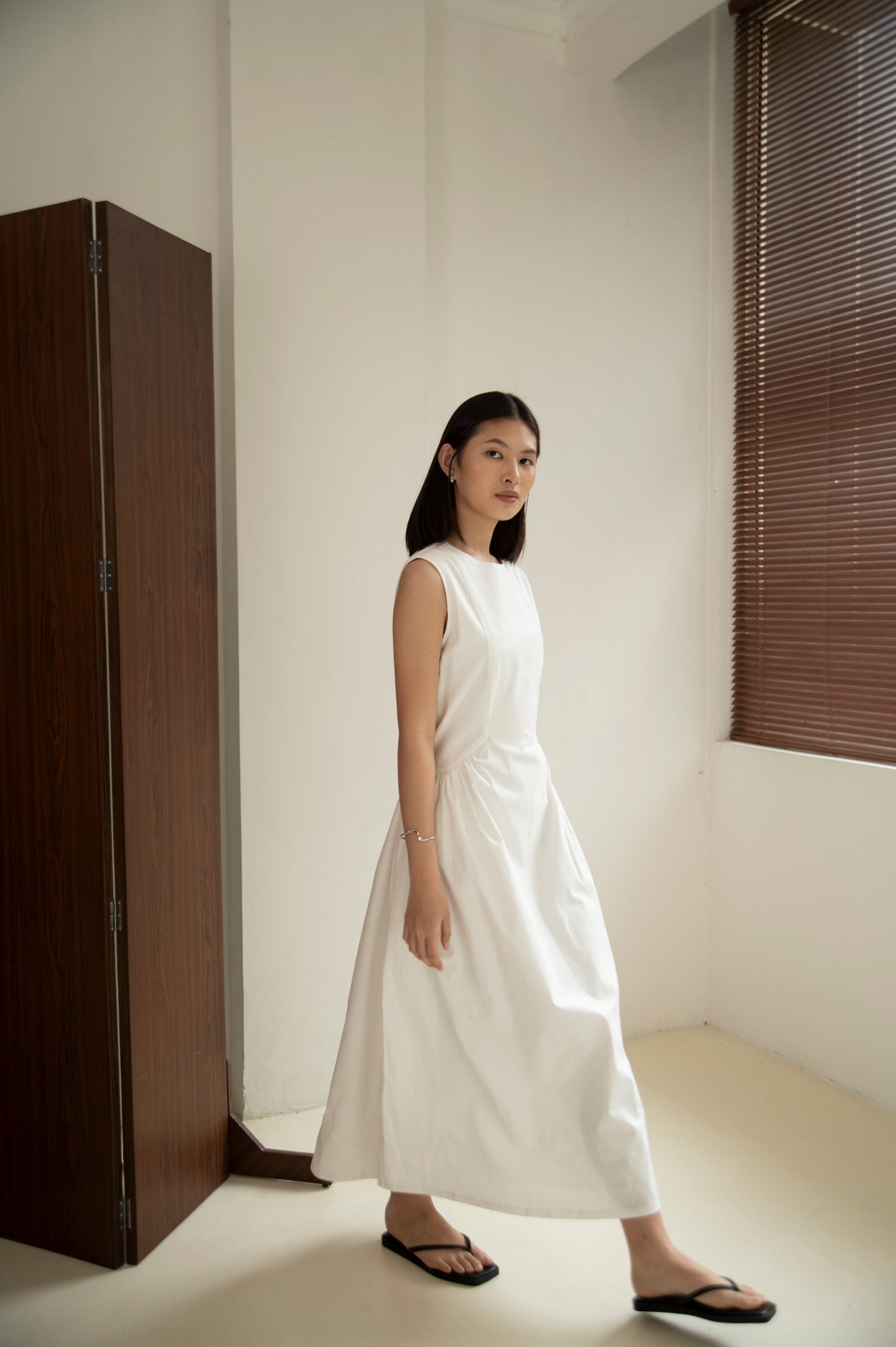 Lila Dress In White