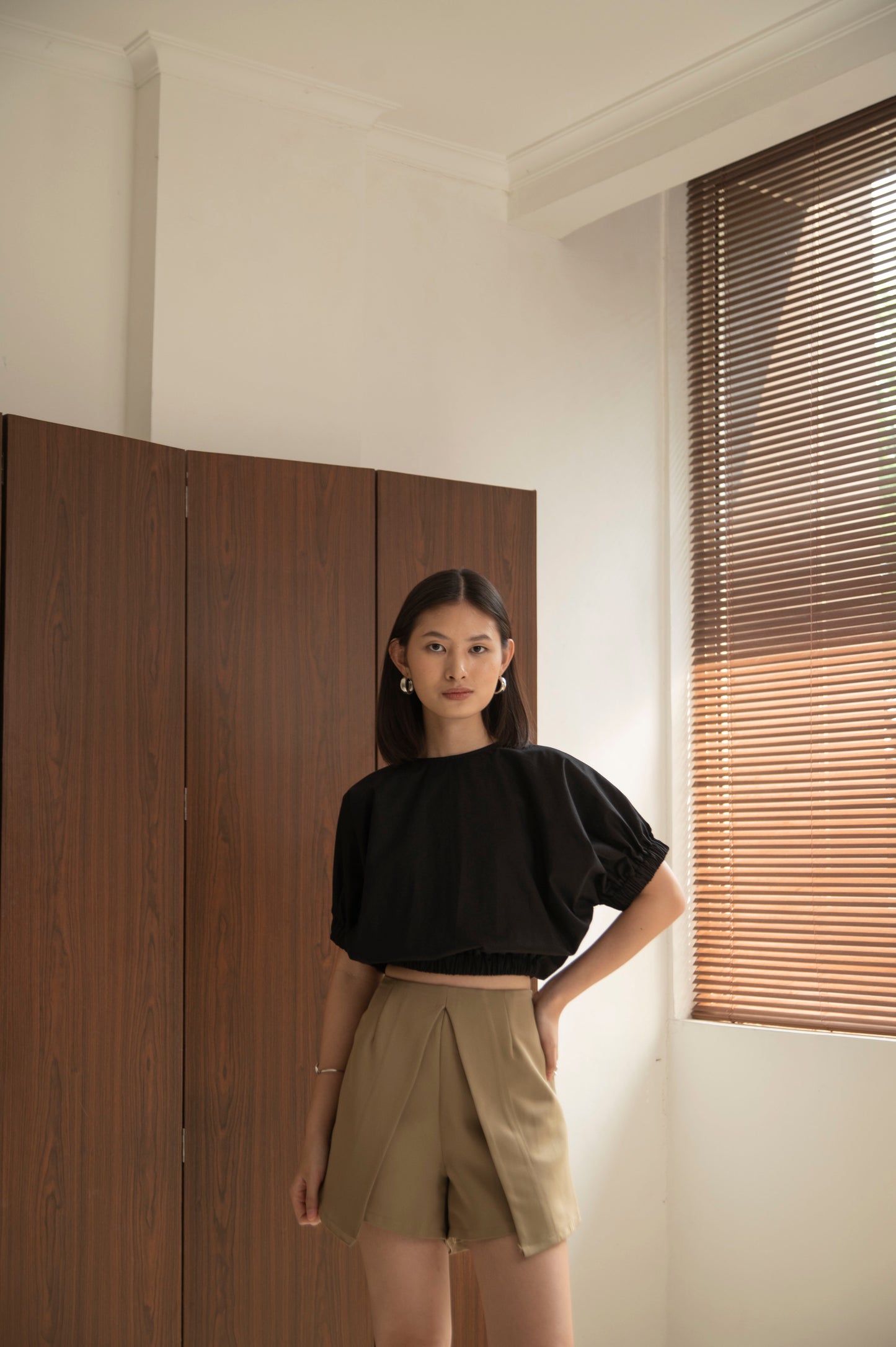 Mosa Shorts In Olive
