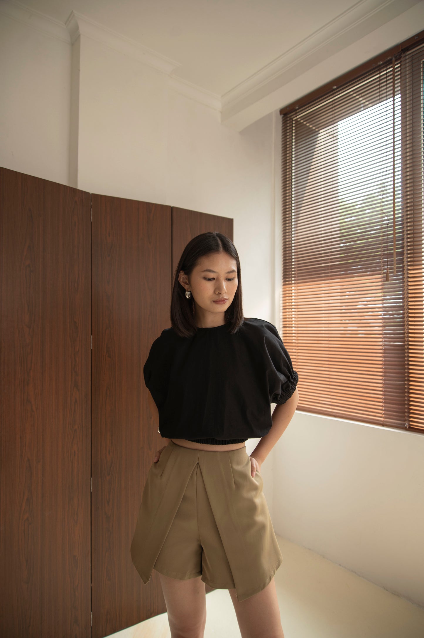 Mosa Shorts In Olive