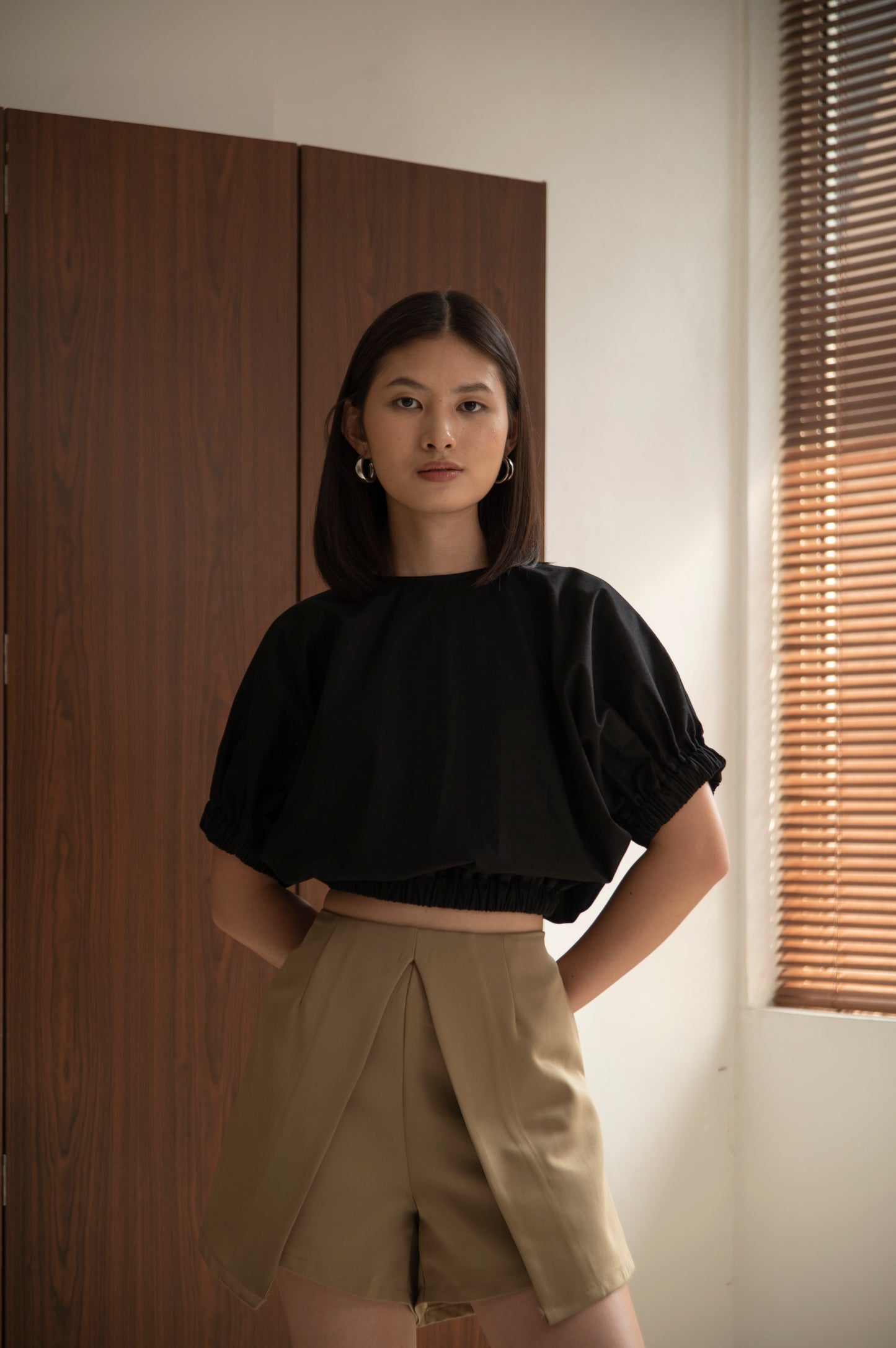 Mosa Shorts In Olive