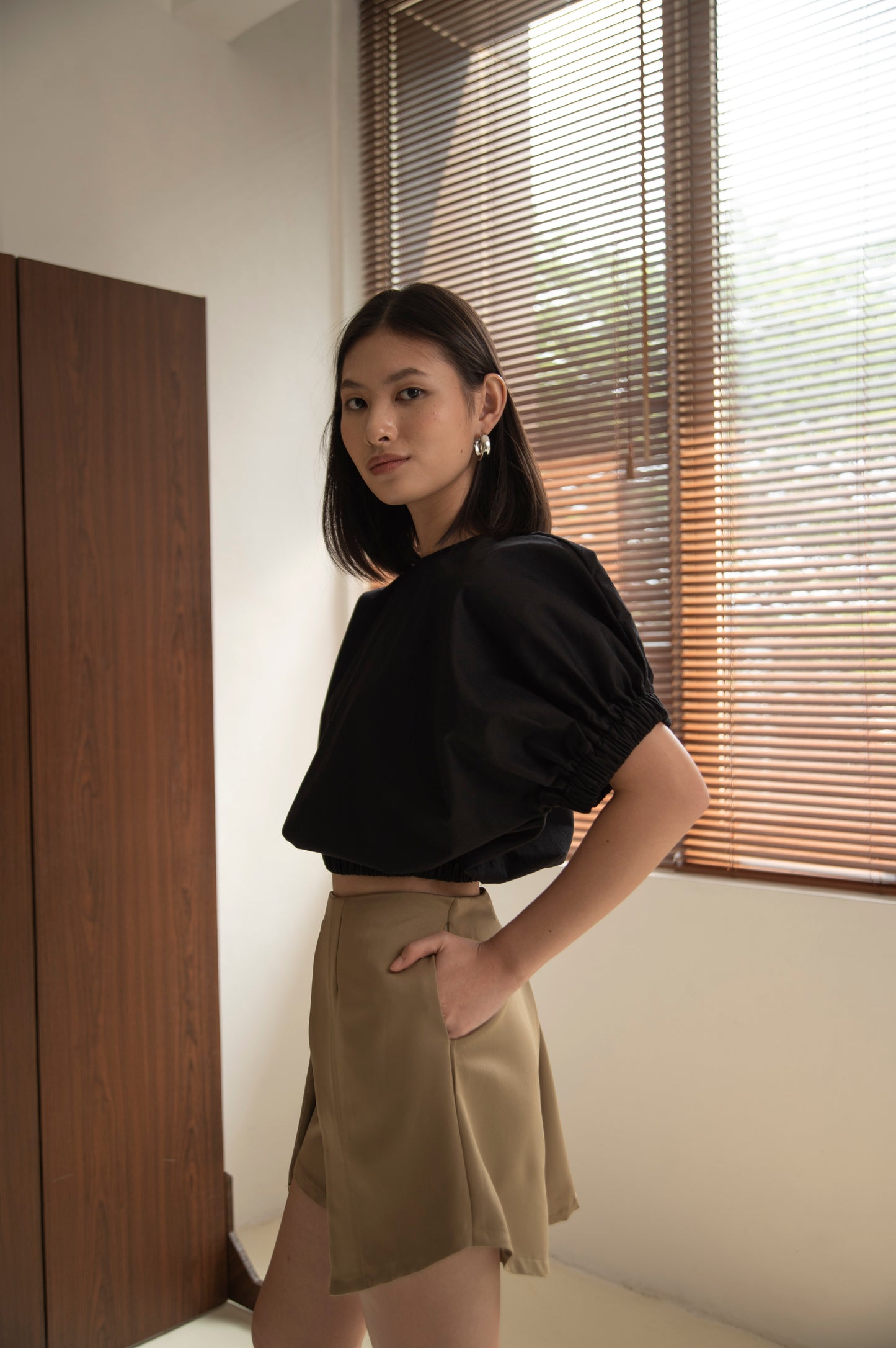 Mosa Shorts In Olive