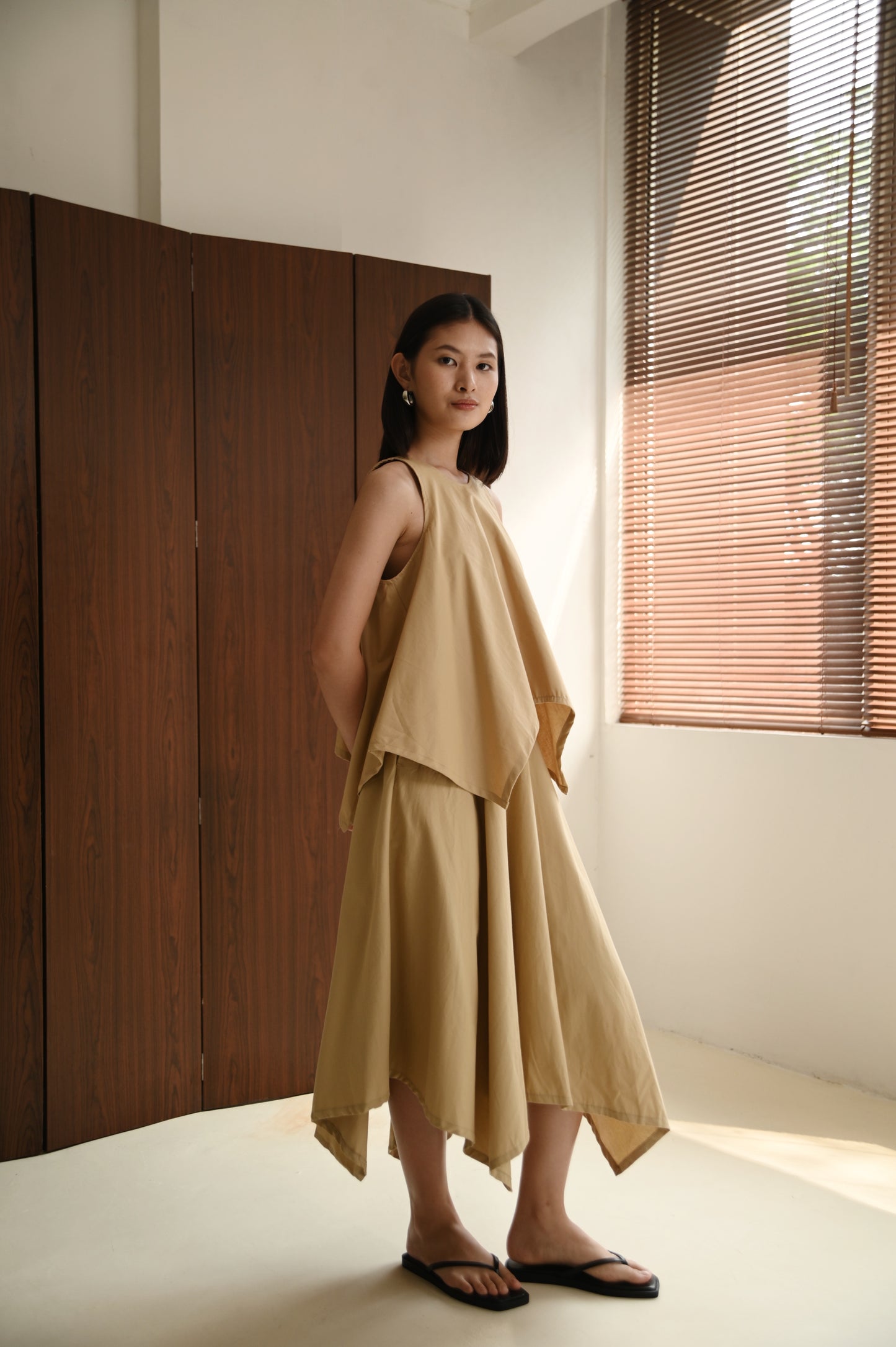 Sadie Skirt In Khaki
