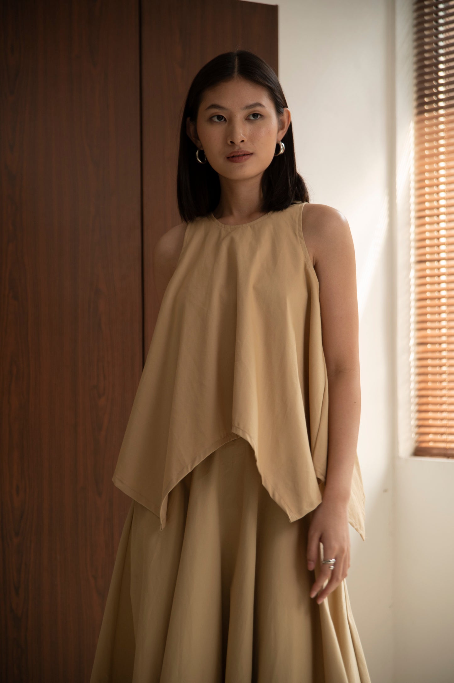 Sadie Skirt In Khaki
