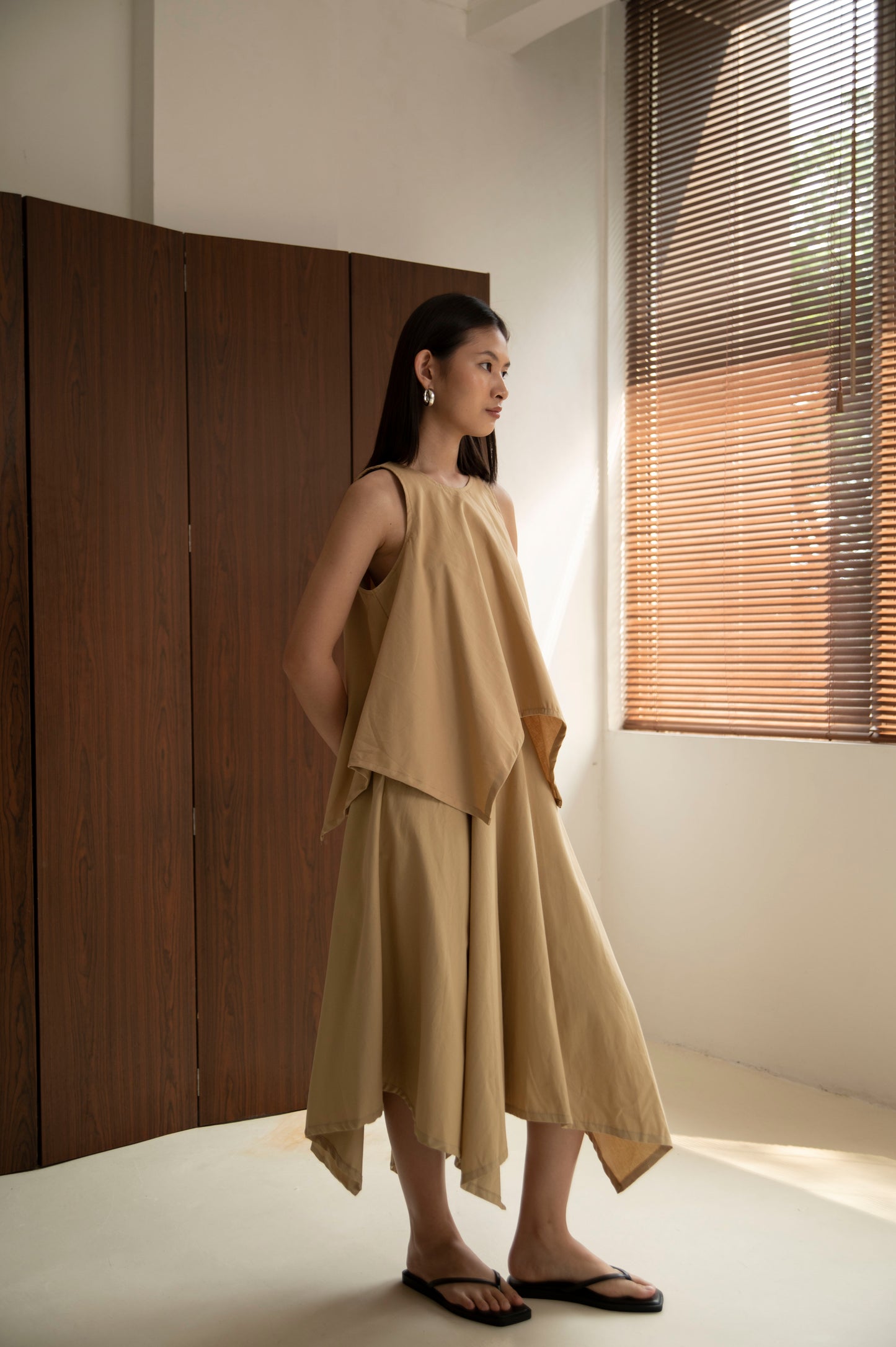 Sadie Skirt In Khaki