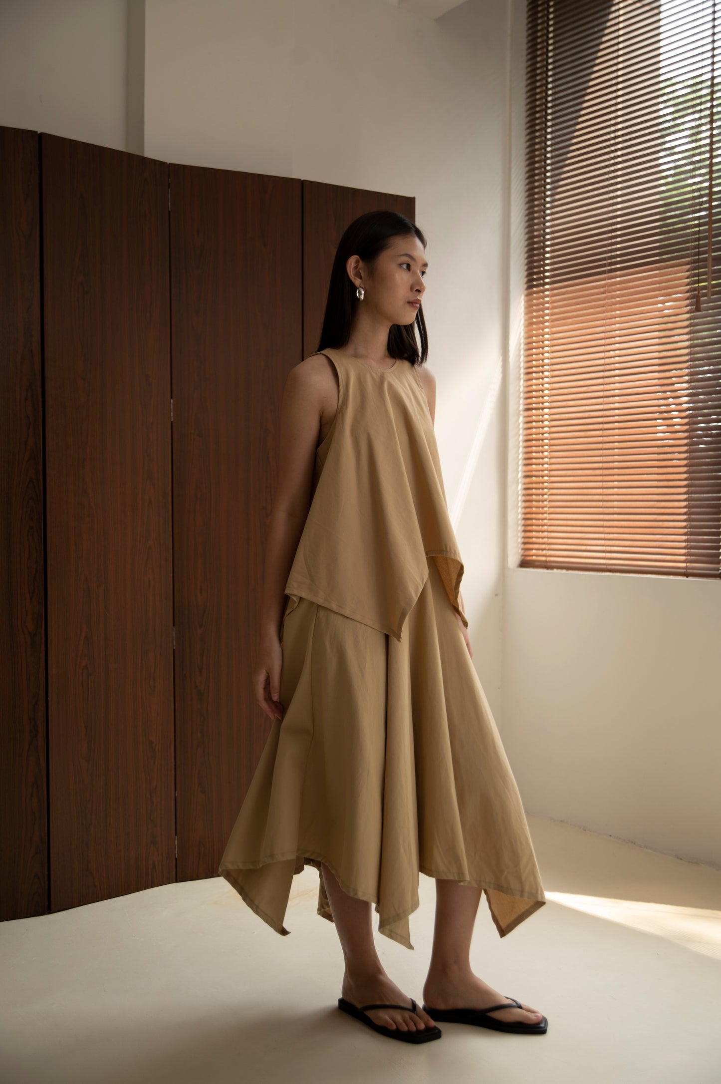 Sadie Skirt In Khaki