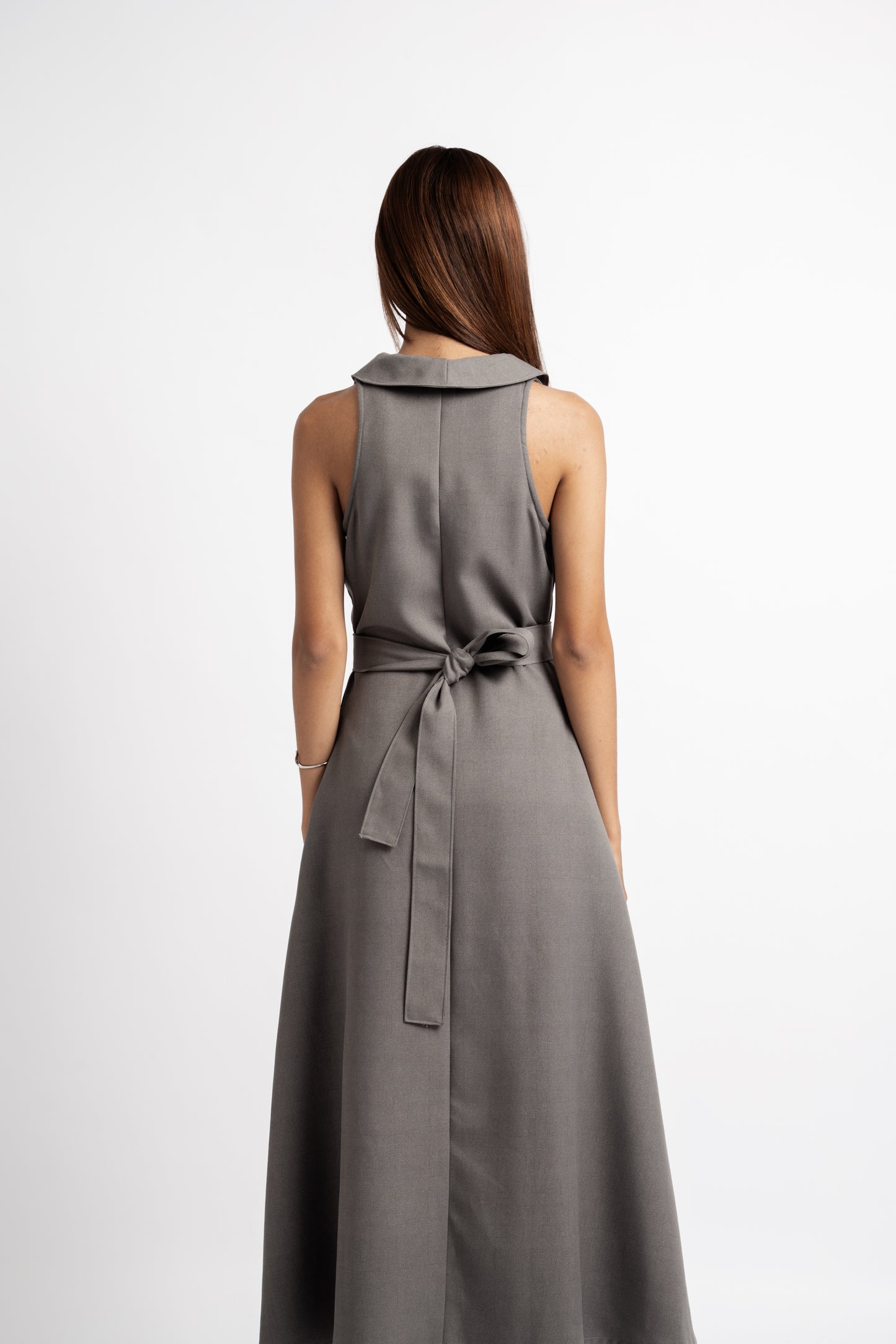 Asa Dress Slate In Grey