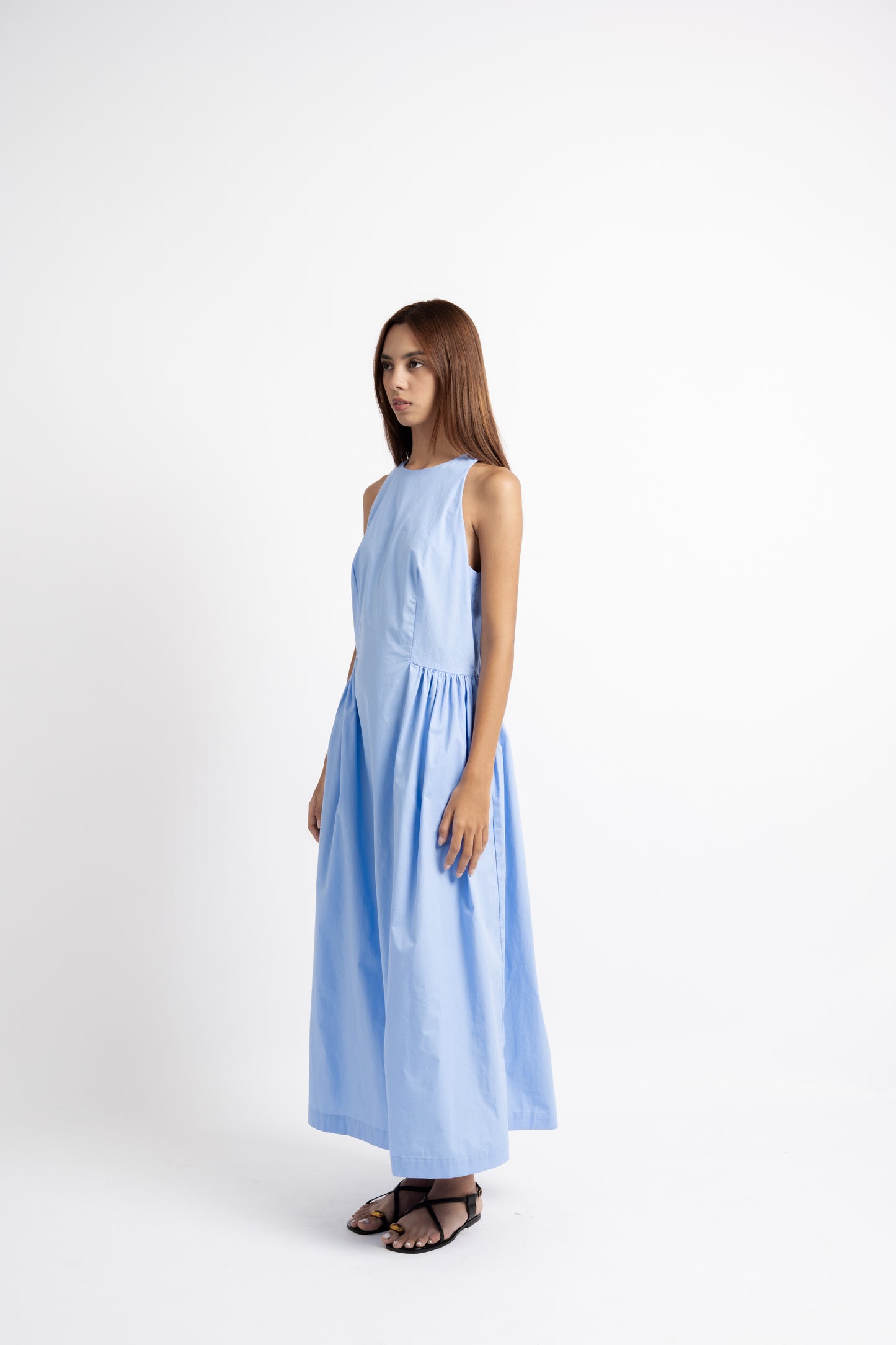 Mu Dress In Cornflower
