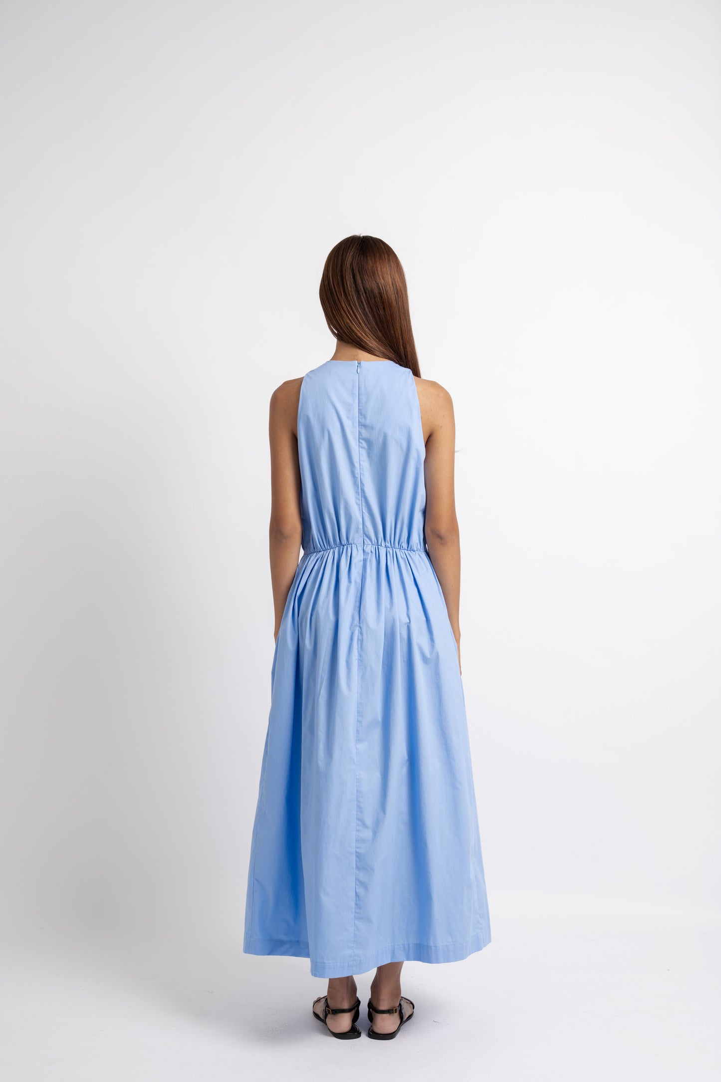 Mu Dress In Cornflower