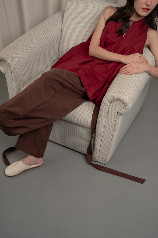 Keo Top In Carmine Red