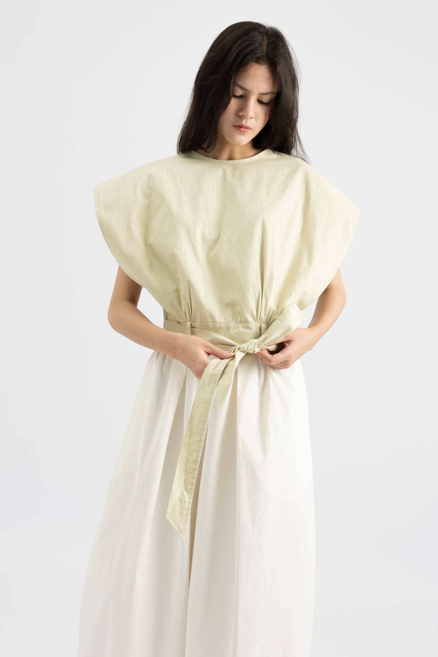 Curt Top In Sage Green