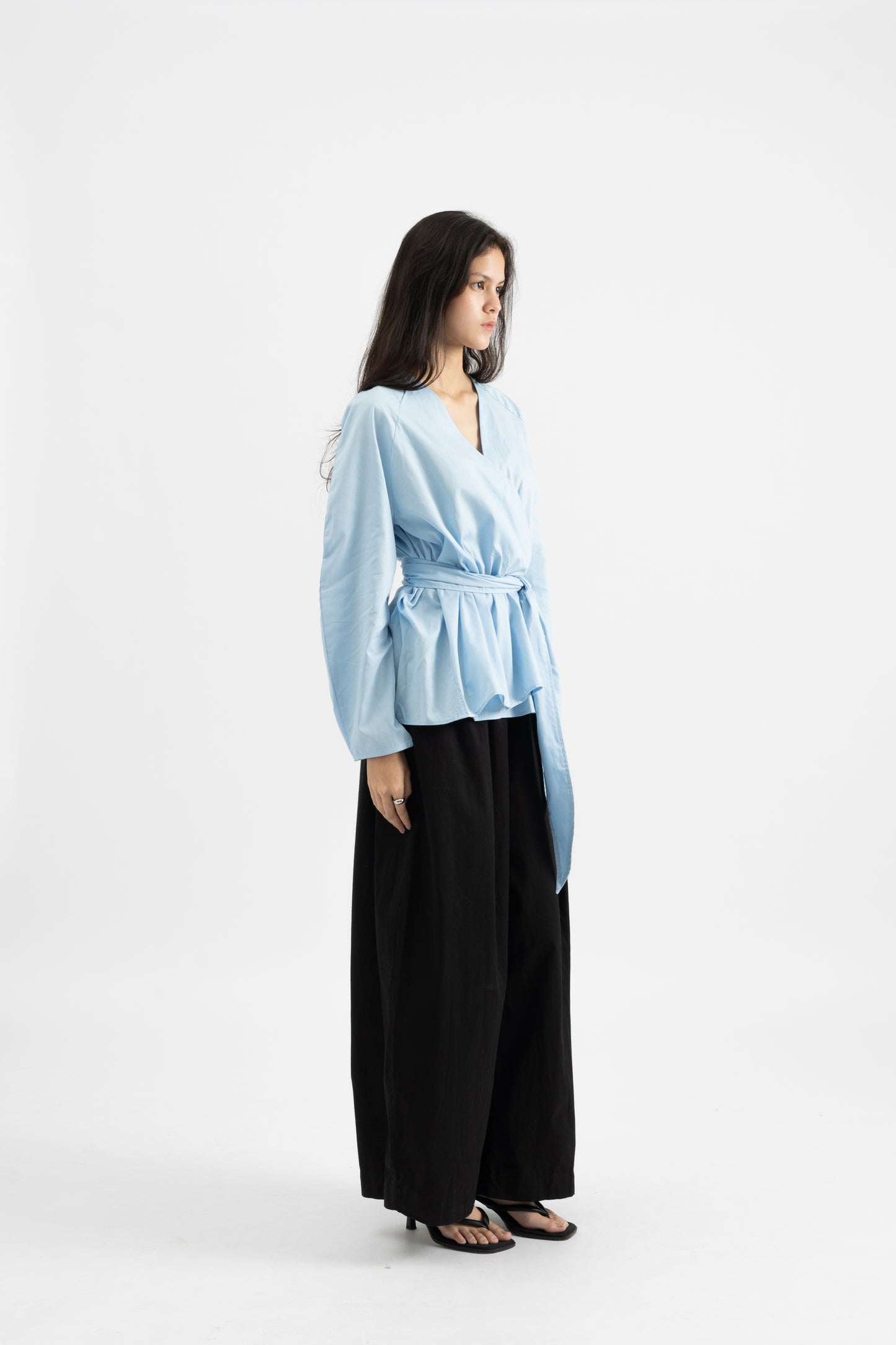 Alba Top In Cornflower