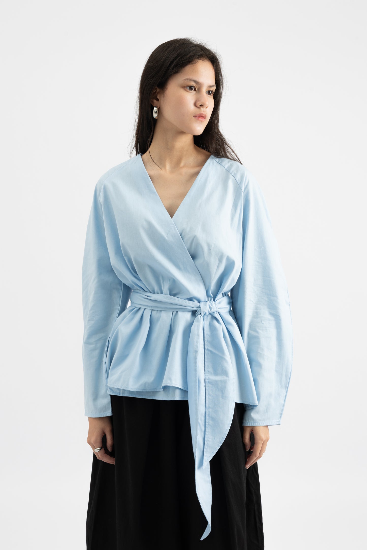 Alba Top In Cornflower