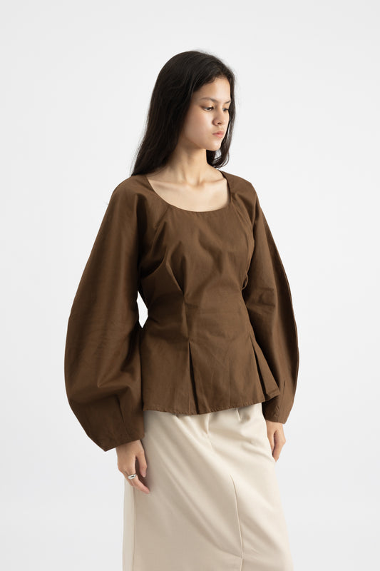 Jett Top Brown