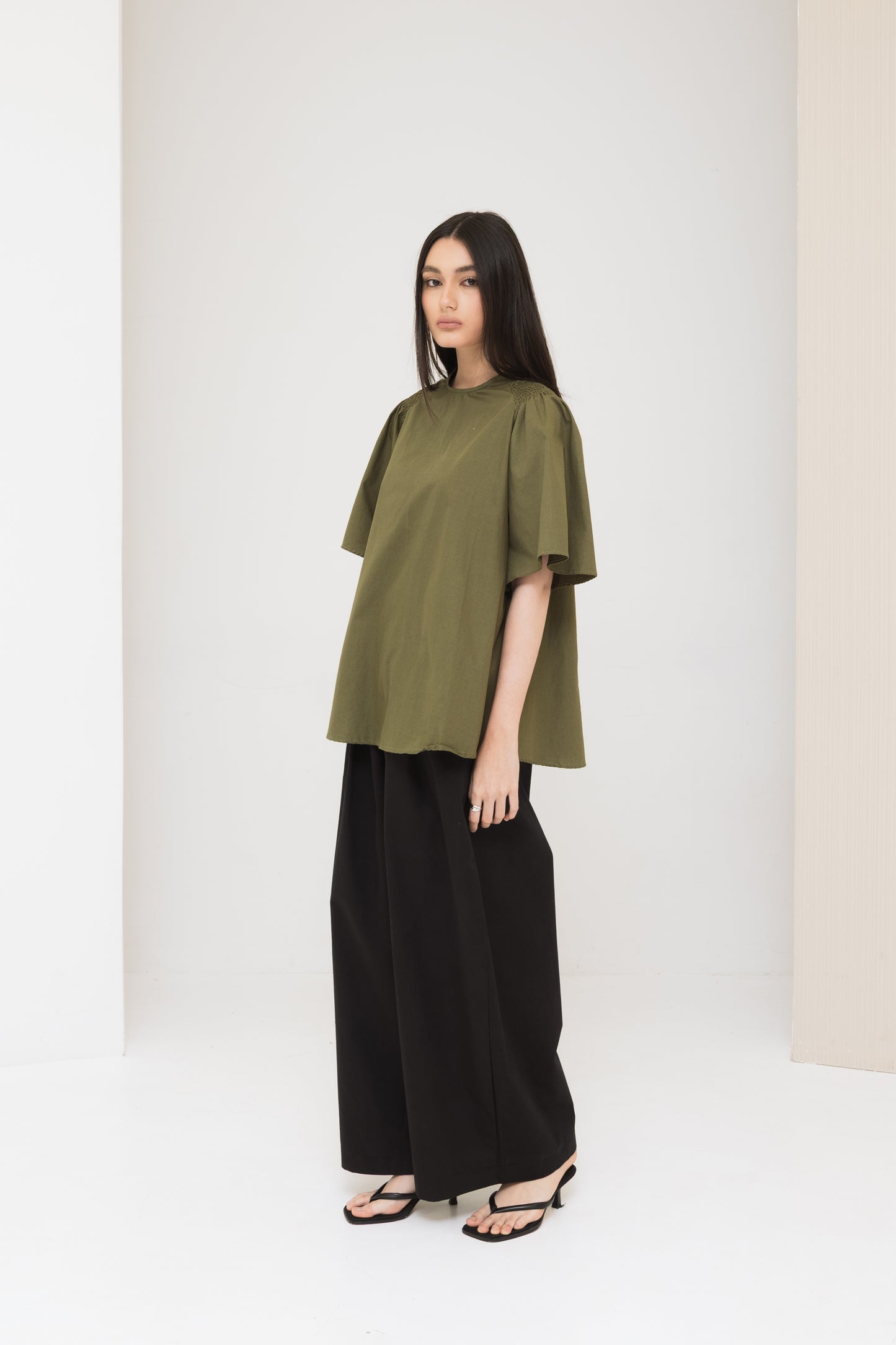 Tilda Top In Olive