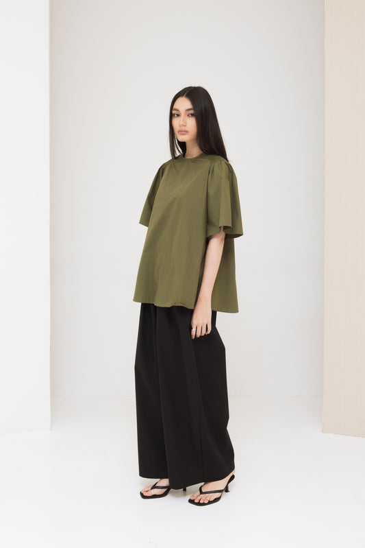 Tilda Top In Olive