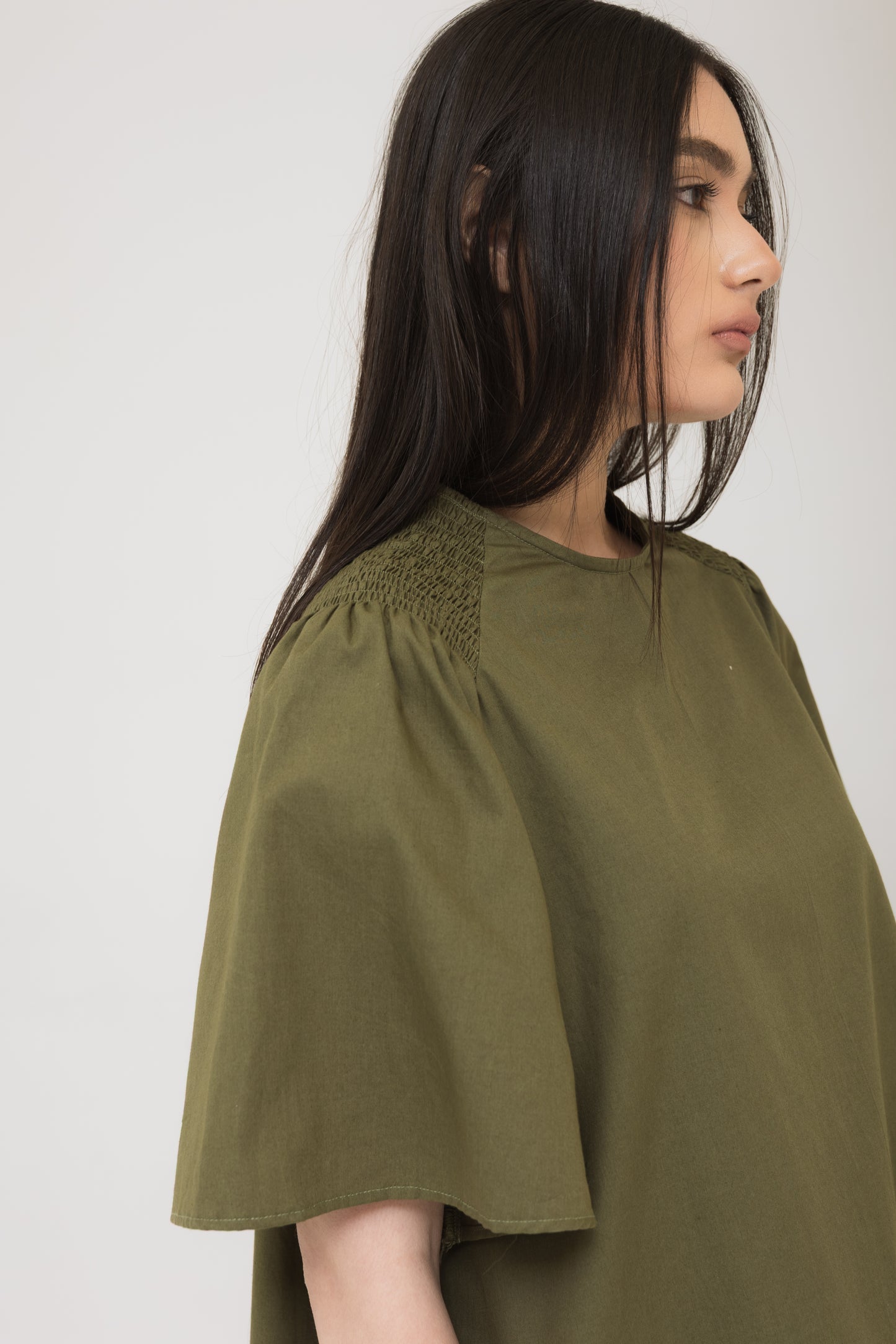 Tilda Top In Olive