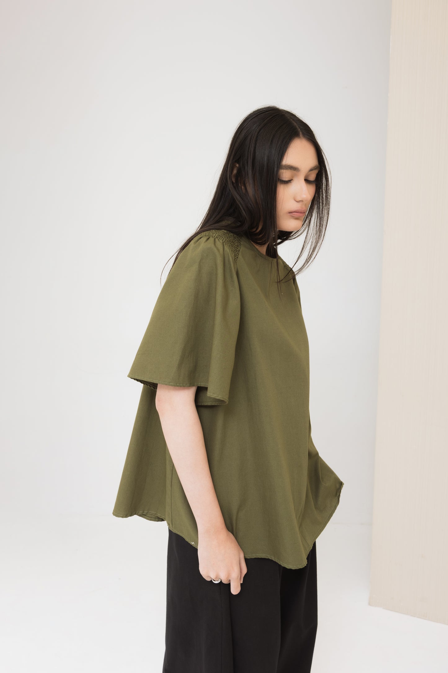 Tilda Top In Olive