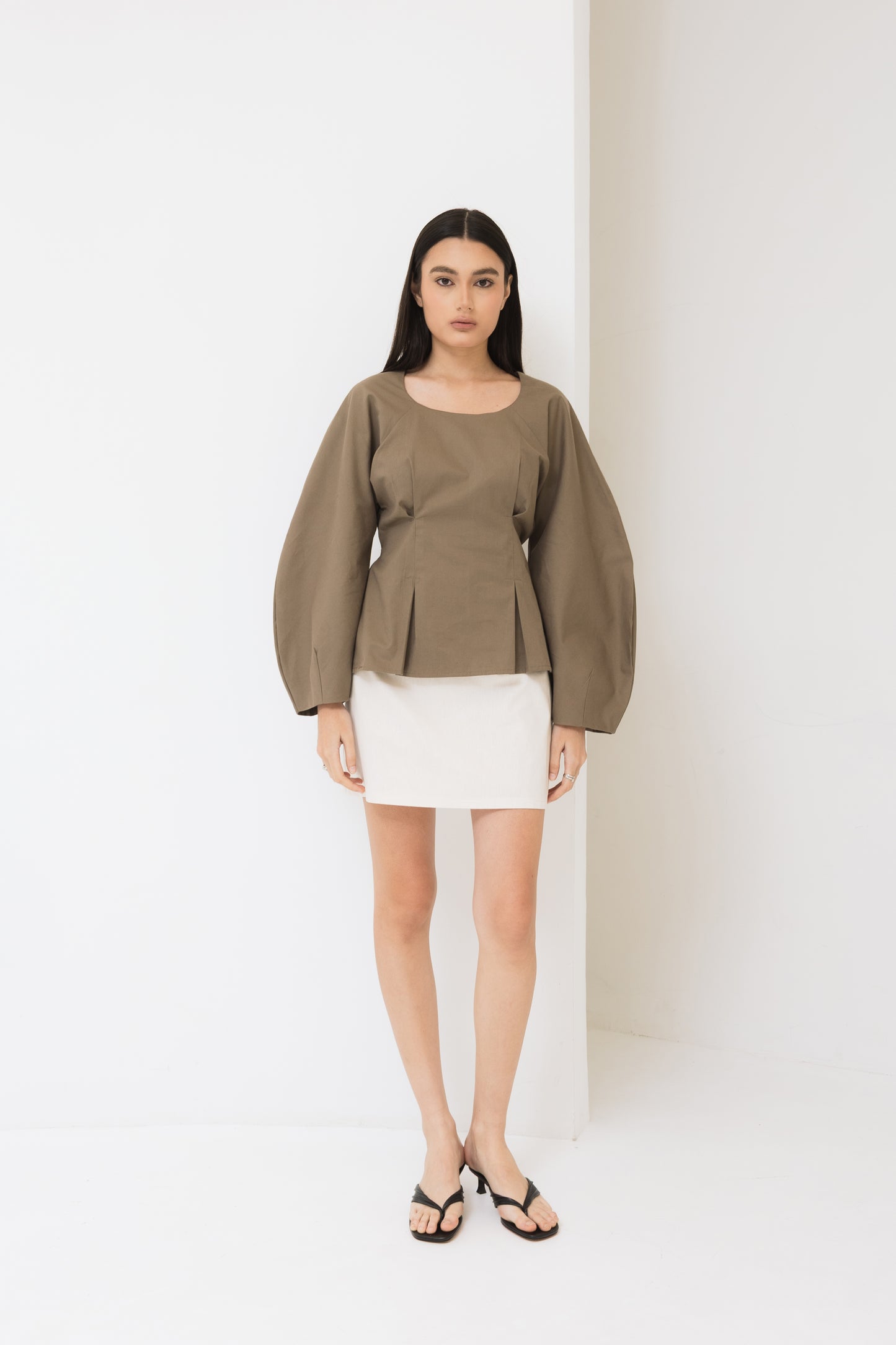 Jett Top In Coffee