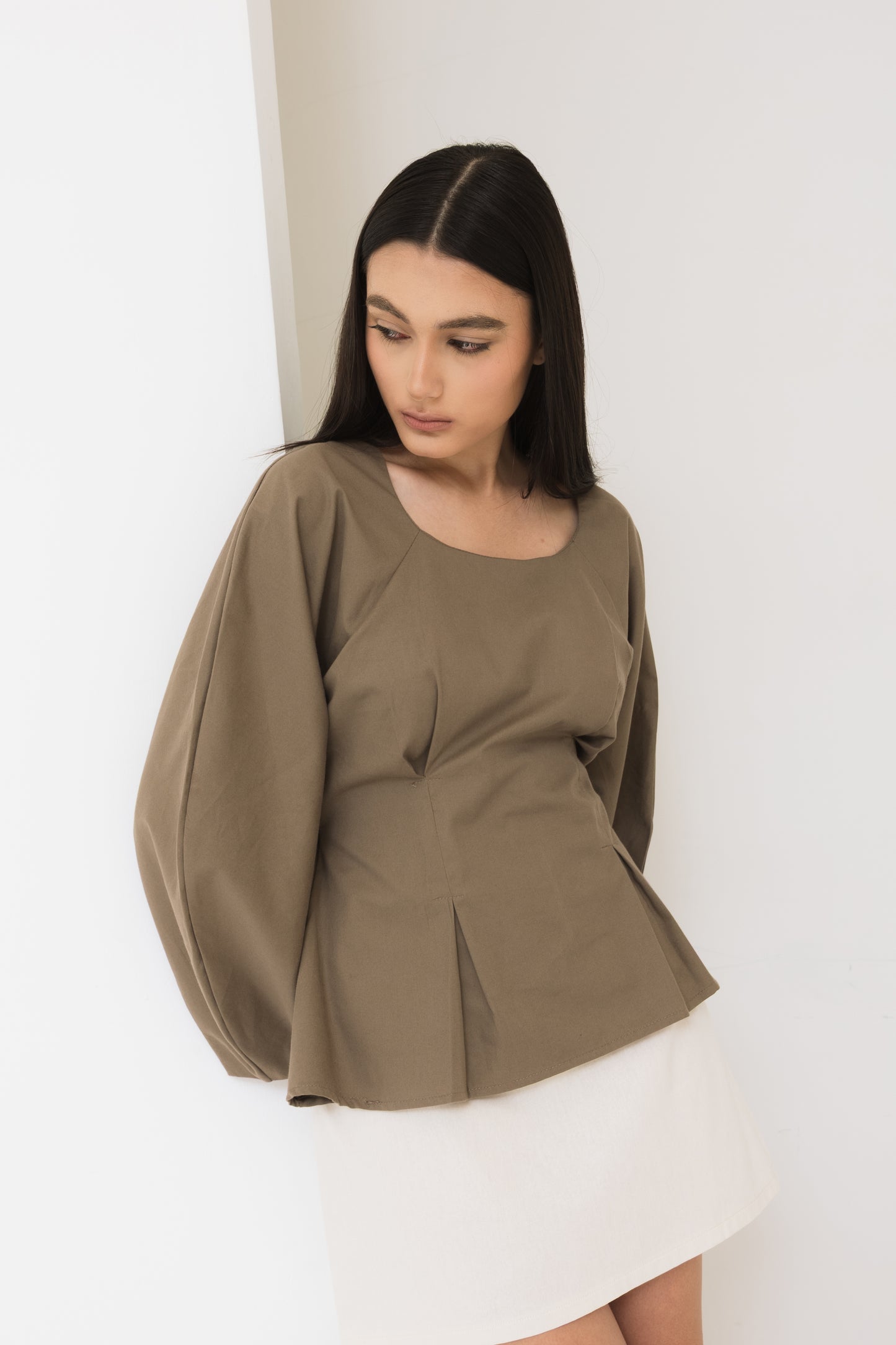 Jett Top In Coffee
