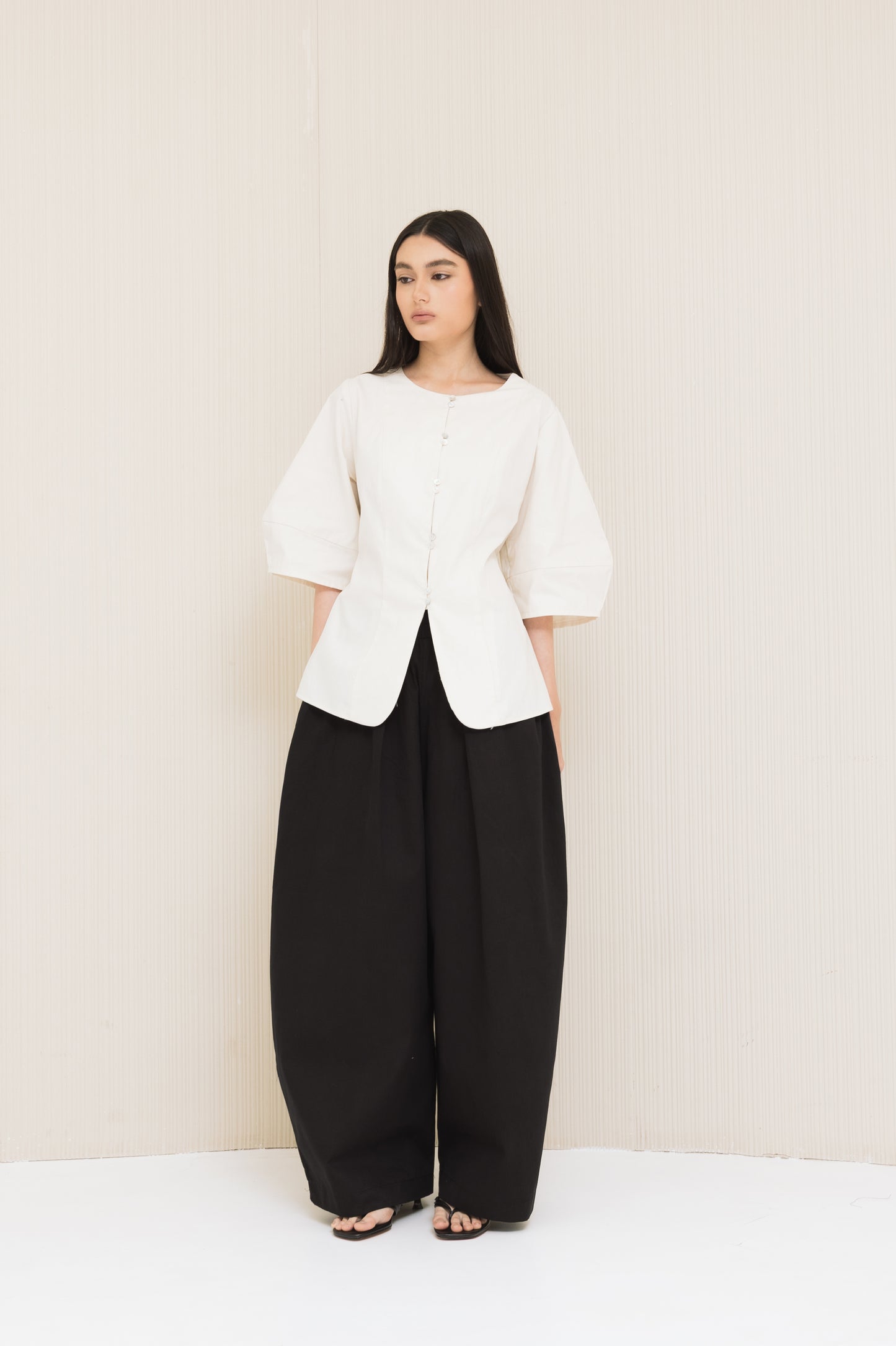 Naila Top In Pearl