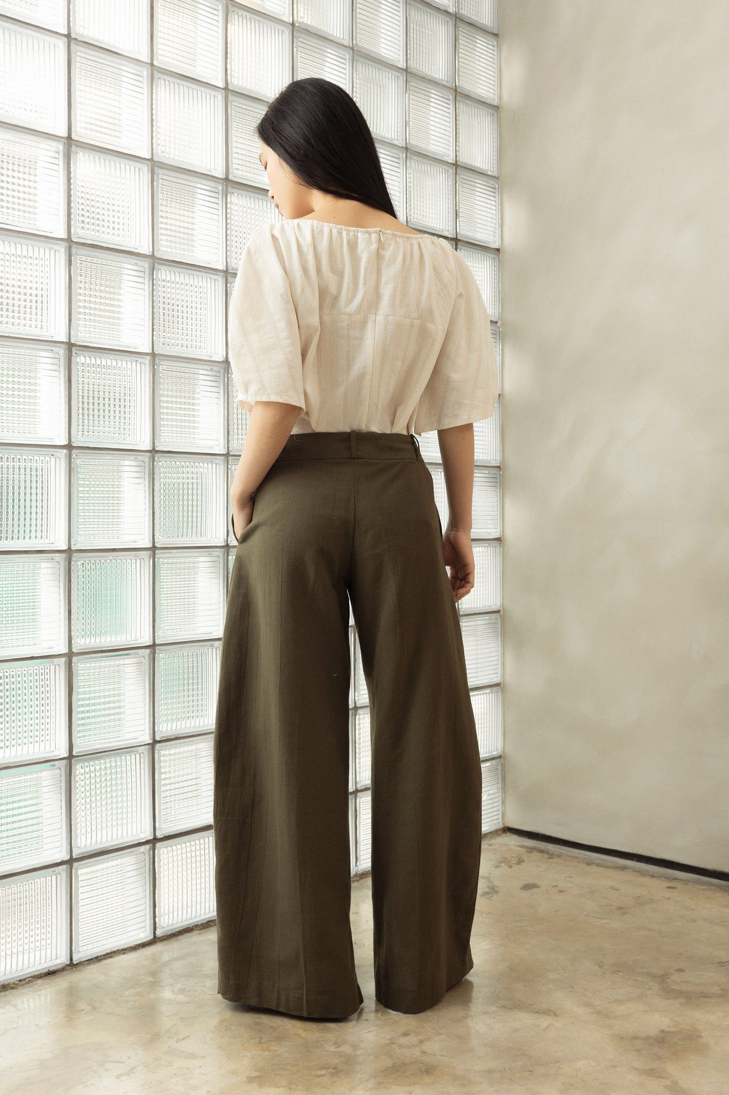 Mon Pants in Deep Green