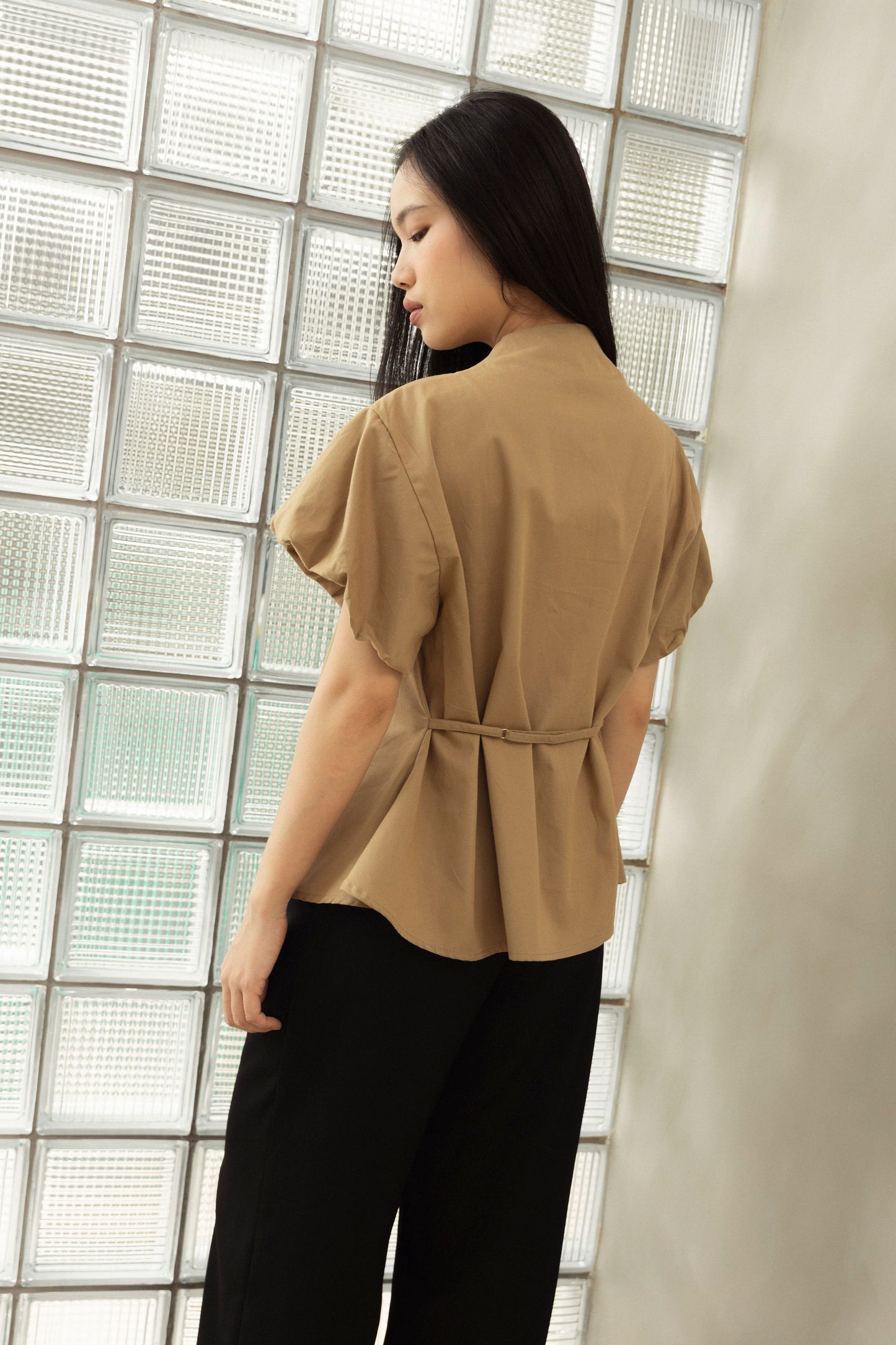 Quin Top in Khaki