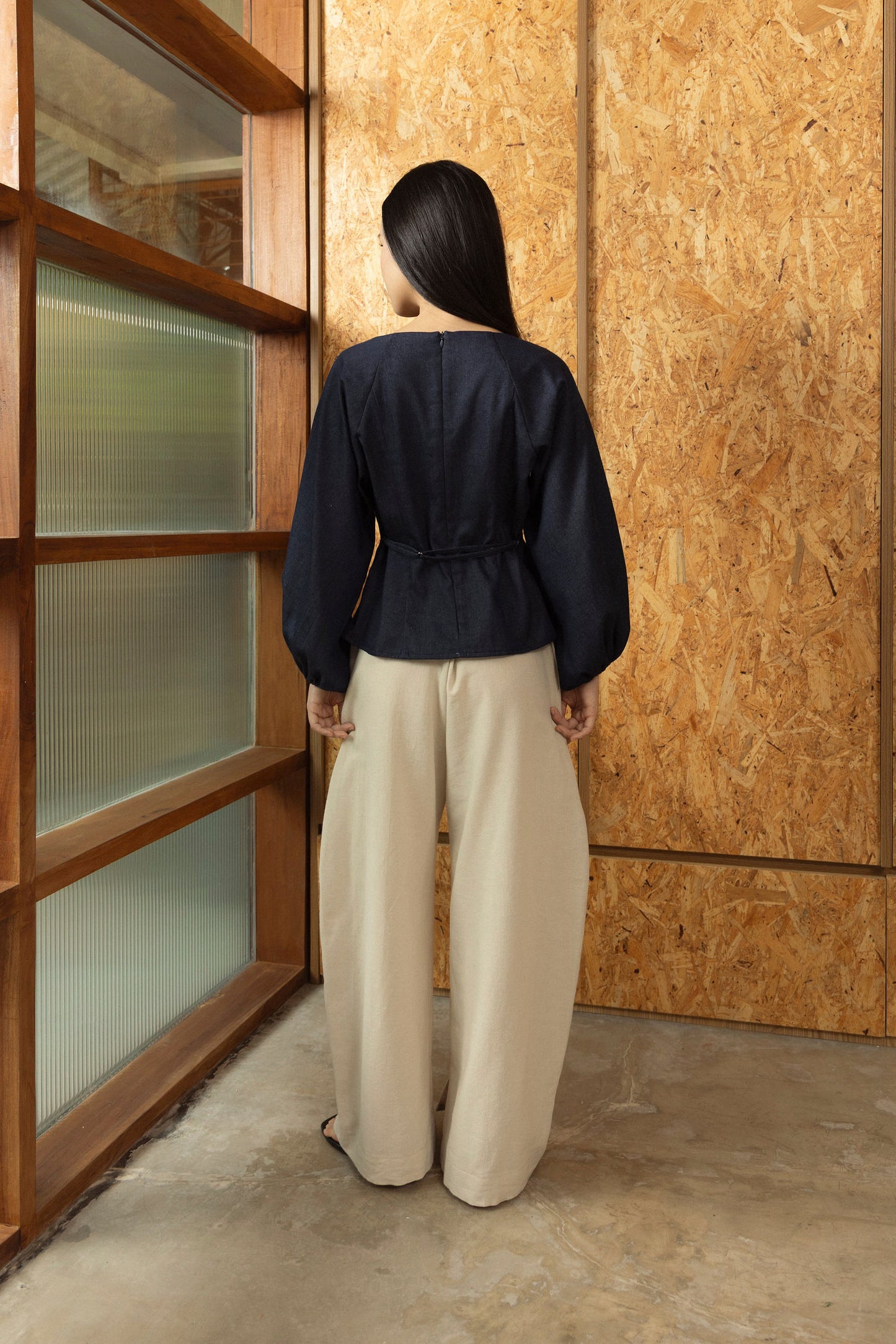 Shila Top in Denim