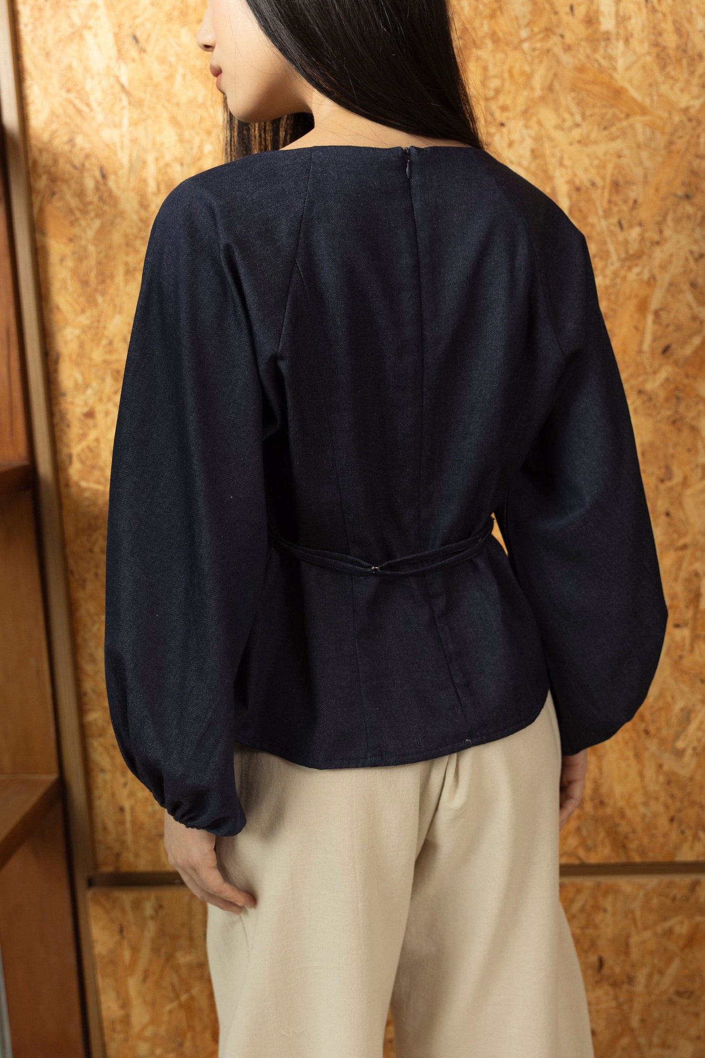 Shila Top in Denim