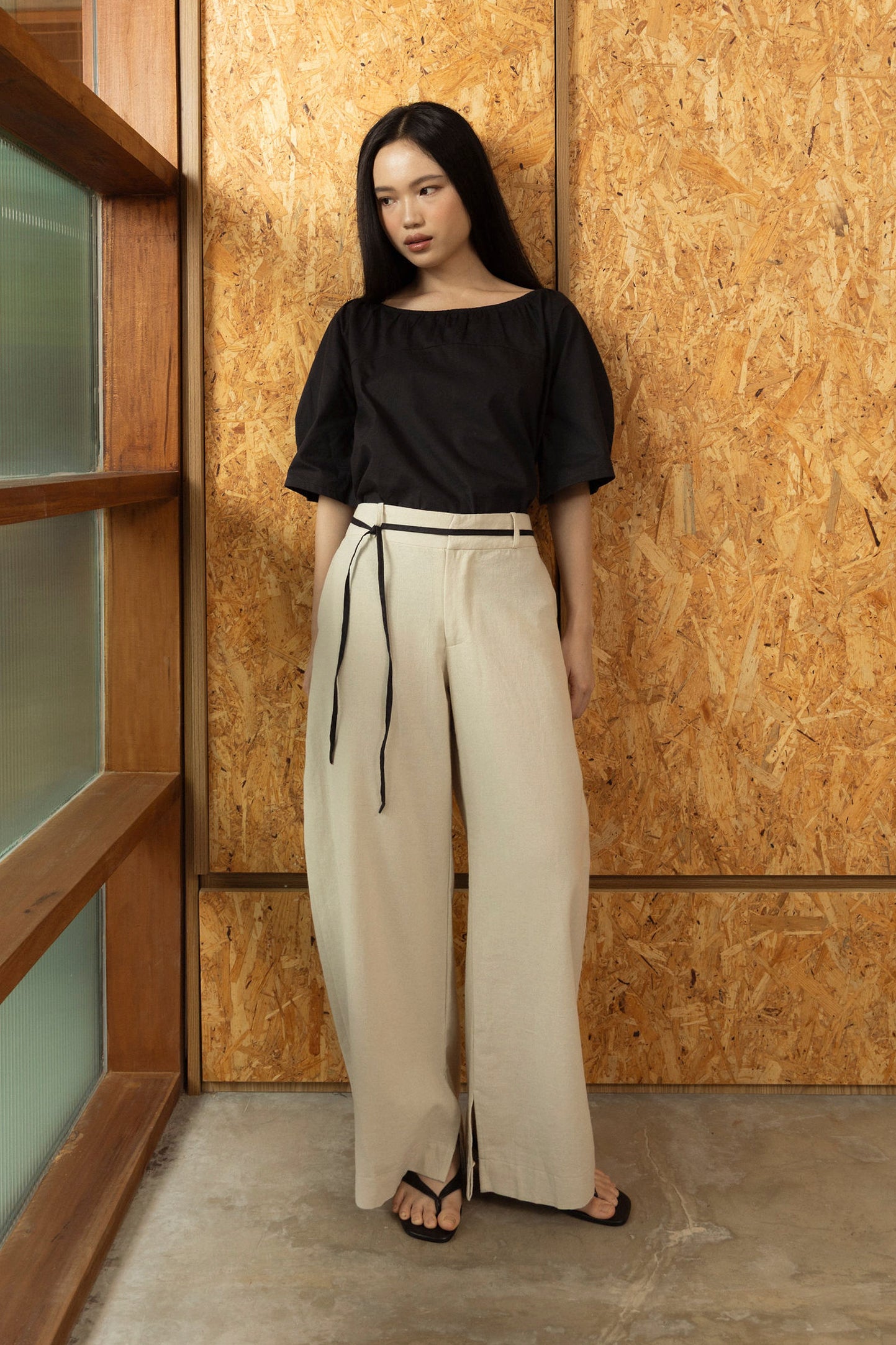 Mon Pants in Pale Oak